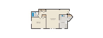 A11 Floorplan at Falkland Chase, Silver Spring, MD, 20910