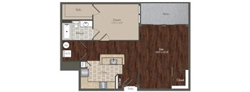 Floorplan A3 - Gilbert at Prairie Crossing, Farmers Branch, TX
