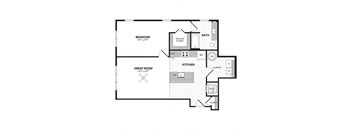 a floor plan of a bedroom house