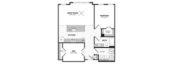 a floor plan of a bedroom house