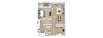A04 Floor Plan at Allure Apollo, Camp Springs Maryland
