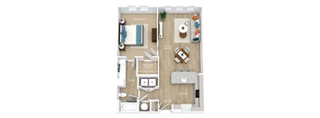 A05 Floor Plan at Allure Apollo, Camp Springs