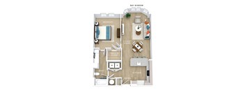 A09 Floor Plan at Allure Apollo, Camp Springs, MD