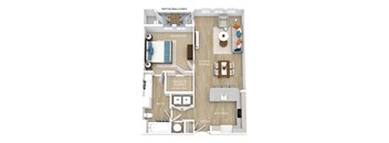A12 Floor Plan at Allure Apollo, Camp Springs
