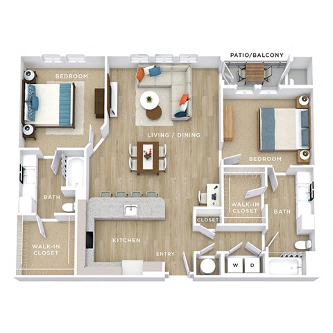C01 Floor Plan at Allure Apollo, Maryland