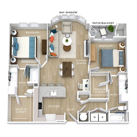 C02 Floor Plan at Allure Apollo, Maryland