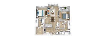 C03 Floor Plan at Allure Apollo, Maryland, 20746
