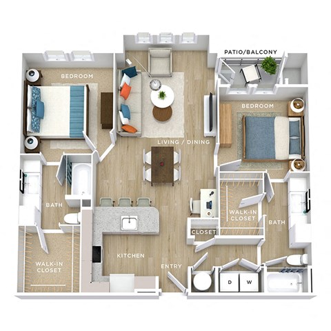 C03 Floor Plan at Allure Apollo, Maryland, 20746