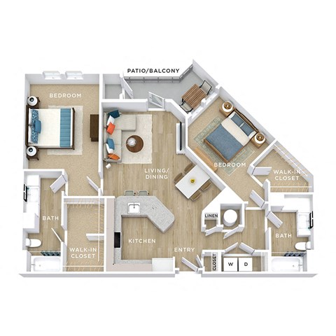 C04 Floor Plan at Allure Apollo, Camp Springs, 20746