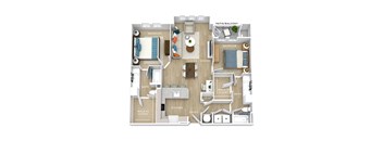 C05 Floor Plan at Allure Apollo, Camp Springs, MD