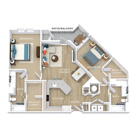 C09 Floor Plan at Allure Apollo, Maryland