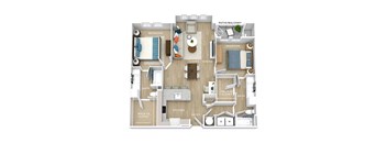 C12 Floor Plan at Allure Apollo, Camp Springs, MD