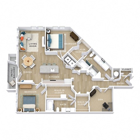 C14 Floor Plan at Allure Apollo, Camp Springs Maryland