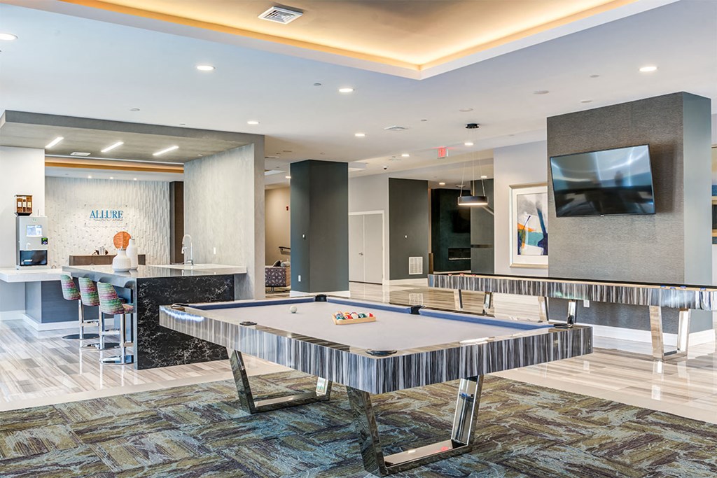 Billiards Table at Allure Apollo, Camp Springs, MD