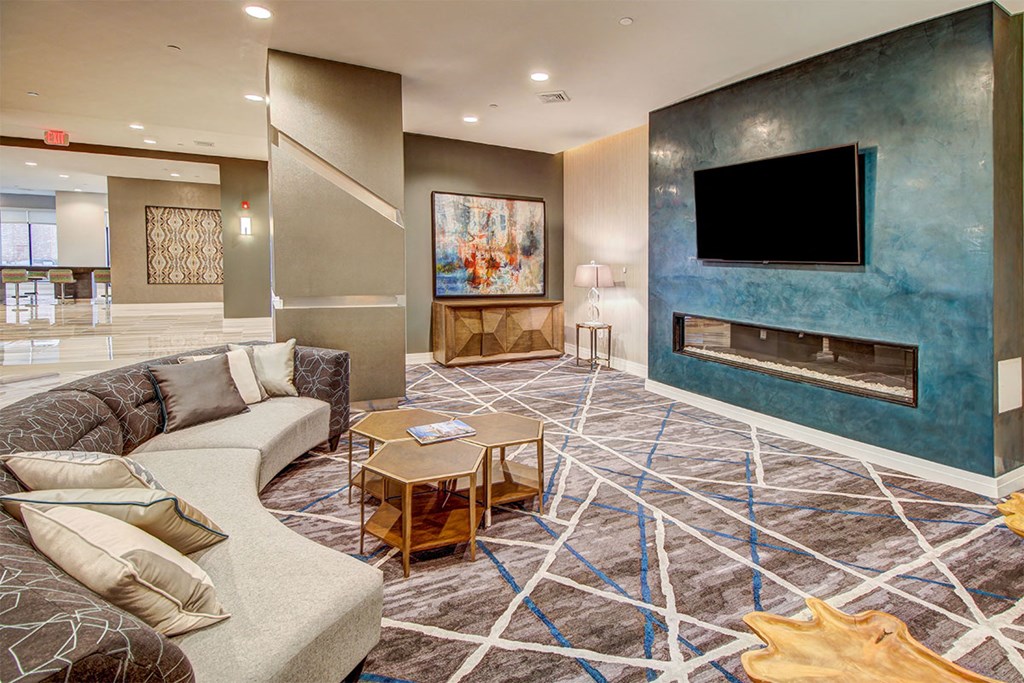 Clubroom With TV at Allure Apollo, Camp Springs Maryland