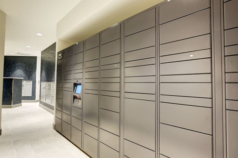 Amazon Hub and mailroom at The Oxford Apartments, Oxon Hill