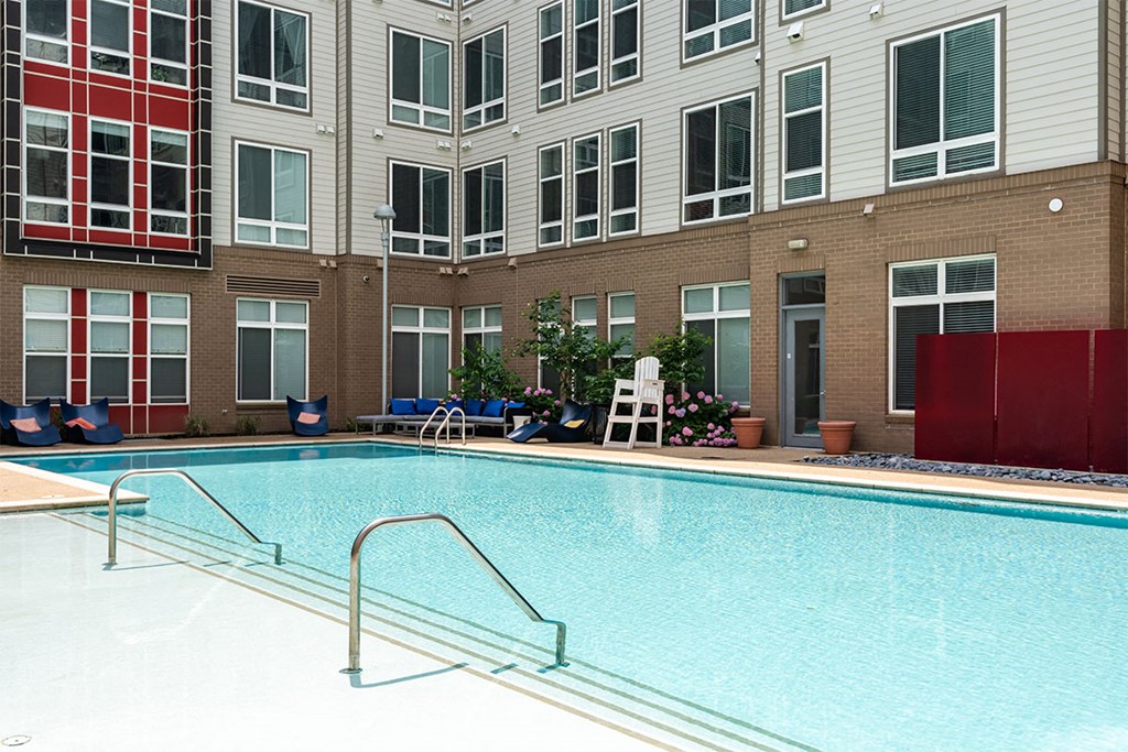 Front Pool View at Ascend Apollo Apartments, Largo, Maryland