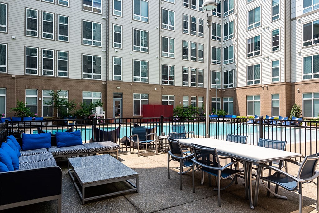Poolside Lounge at Ascend Apollo Apartments, Largo, MD