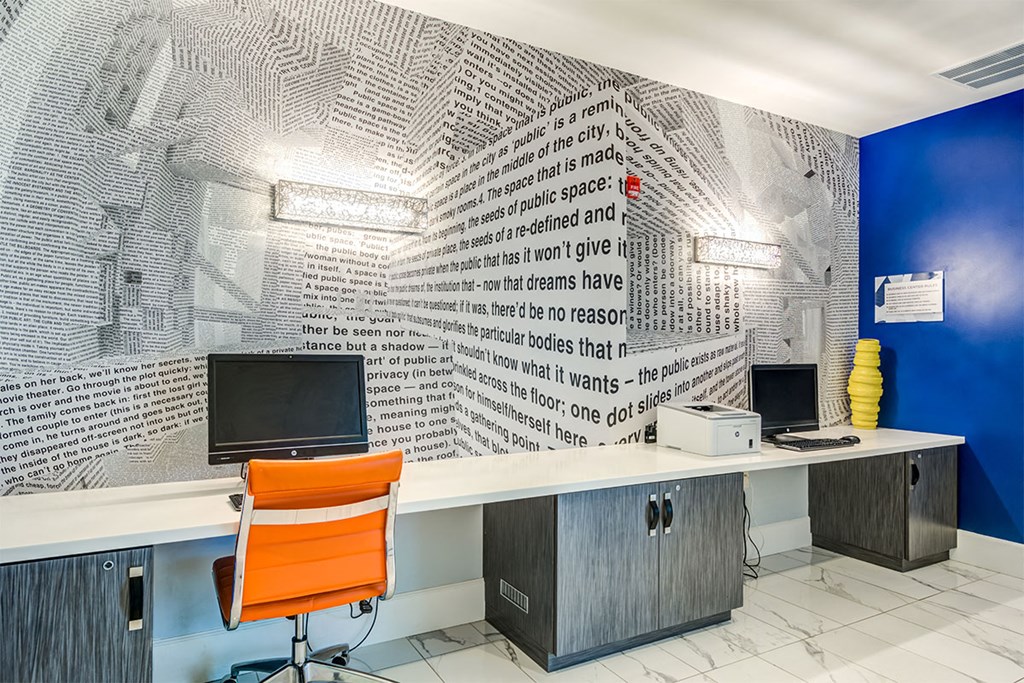 Business Center at Ascend Apollo Apartments, Largo, MD, 20774