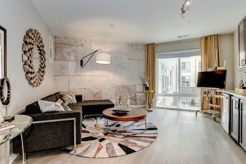 Modern Living Room at Ascend Apollo Apartments, Largo