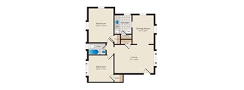 B03 Floorplan at Falkland Chase, Maryland