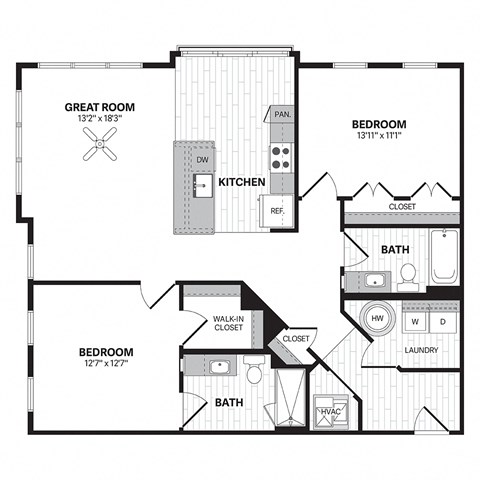 a floor plan of a bedroom house