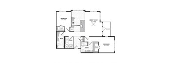 a floor plan of a bedroom house