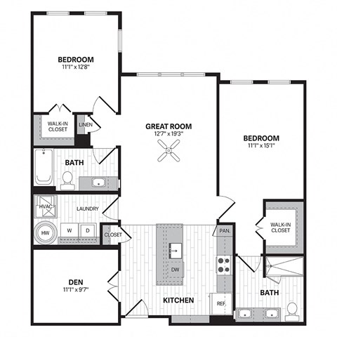 a floor plan of a bedroom house