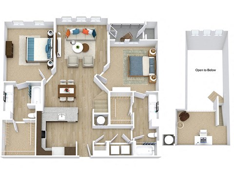 Bianca Floor Plan at Aspire Apollo, Camp Springs, 20746