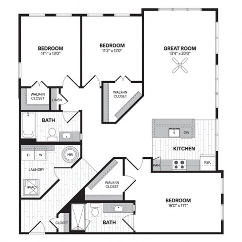 a floor plan of a home