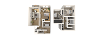 Clarendon Floor Plan at Villages at Morgan Metro, Landover, MD