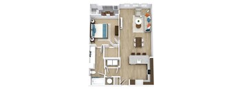 Claret Floor Plan at Aspire Apollo, Camp Springs, 20746