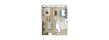 Cosmopolitan Floor Plan at Ascend Apollo, Camp Springs