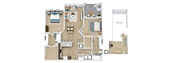 Currant Floor Plan at Aspire Apollo, Camp Springs, 20746