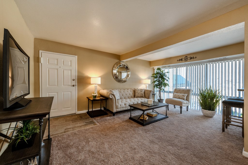 Living Room With Plenty Of Natural Lights at Meadows at Capitol Heights, Maryland