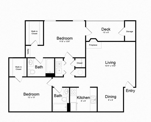 this floor plan is an approximation and may not include the most recent information at Hamilton at Kings Place, Columbia, 21046