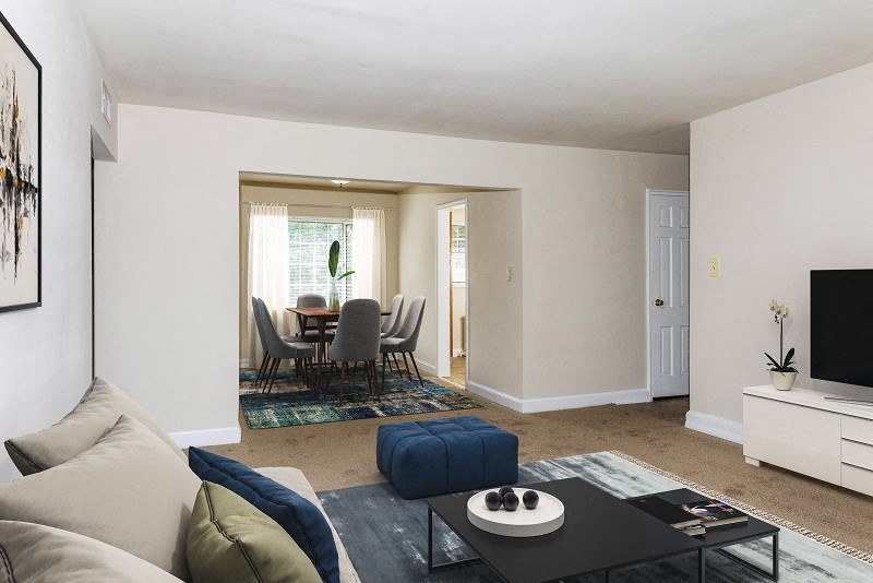 living and dining space at Hamilton Manor Apartments, Hyattsville, MD 20782