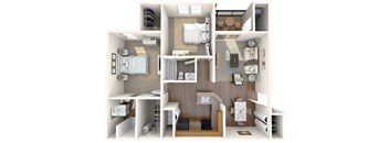 2 bed 2 bath at Park at Winterset Apartments, Owings Mills, MD