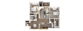 2 bed 2 bath E at Park at Winterset Apartments, Maryland, 21117
