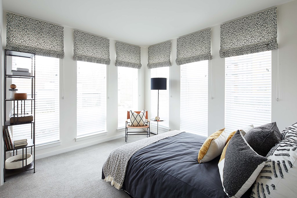 Spacious and well lit bedroom