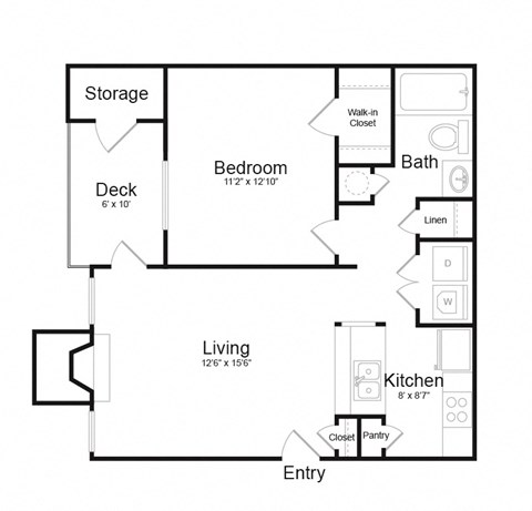 Floor Plan A1 at Madison at Eden Brook, Columbia, 21046