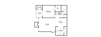 a floor plan of a home at Madison at Eden Brook, Maryland