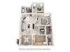 Magnolia 2 Bedroom 1 Bath Floor Plan Magnolia 2 Bedroom 1 Bath Floor Plan at Owings Park Apartments, Owings Mills, 21117
