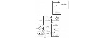 C1L Floor Plan at MetroPlace at Town Center, Camp Springs