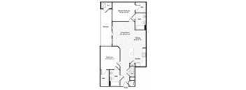 C5 Floor Plan at MetroPlace at Town Center, Maryland
