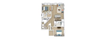 Mirage Floor Plan at Ascend Apollo, Camp Springs, MD