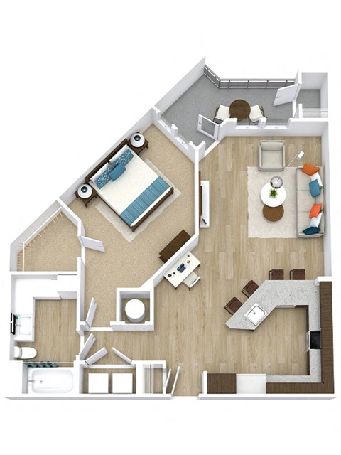 Opal Floor Plan at Aspire Apollo, Camp Springs, 20746