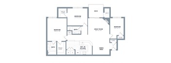Laurel Floor Plan- Owings Park
