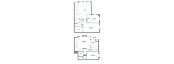 Owings Park Oak Floor Plan at Owings Park Apartments, Maryland, 21117