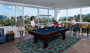 Clubroom with Billiards at Verde Pointe, Arlington, 22201